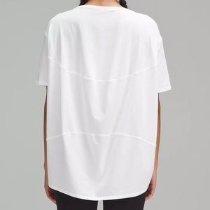 Lululemon Back in Action Short Sleeve Shirt White Size 14